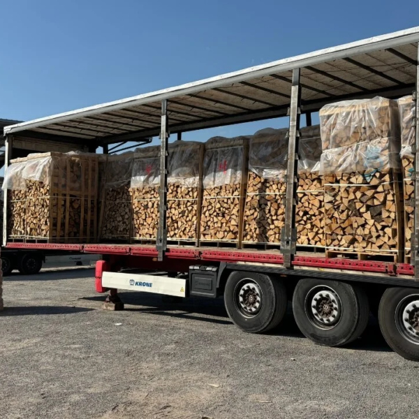 LKW-Ladung Eschenholz (48 RM) – 33-cm-Scheite – Premium H1 G1